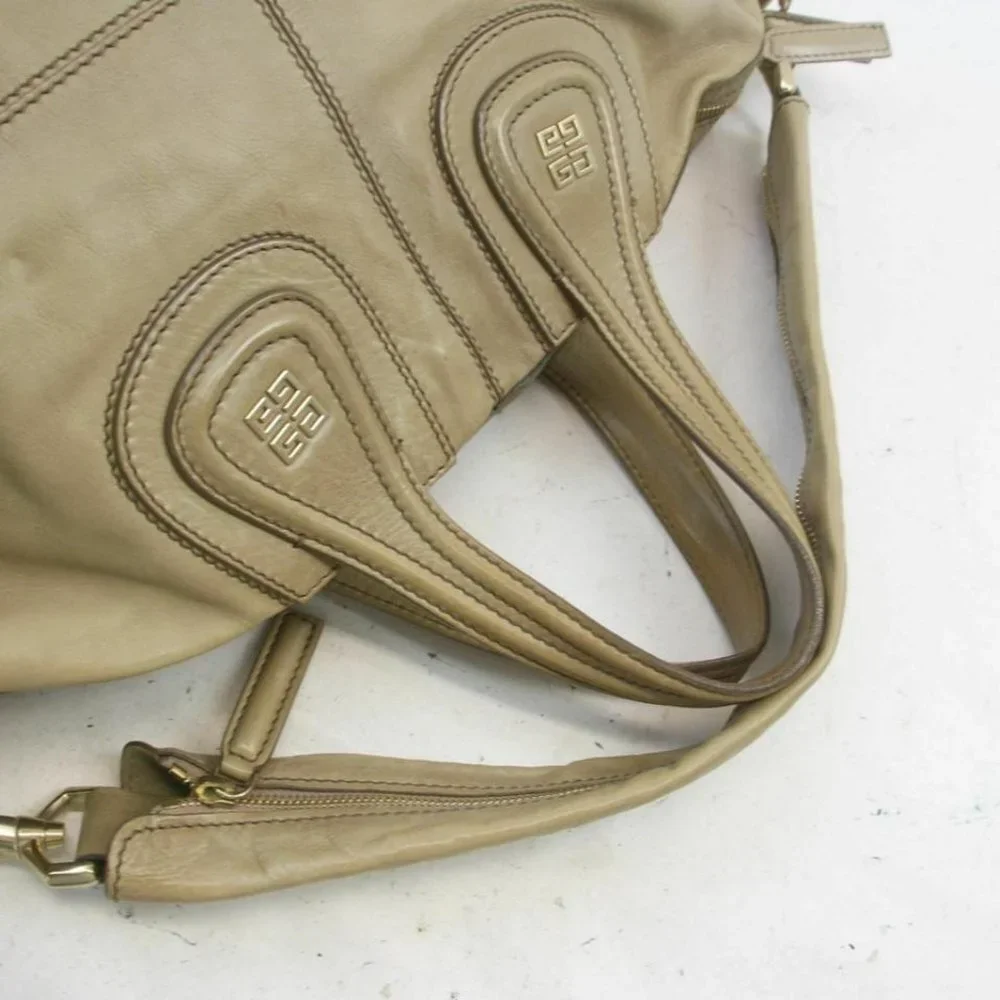 Givenchy Light Brown Beige Tan Nightingale 2way